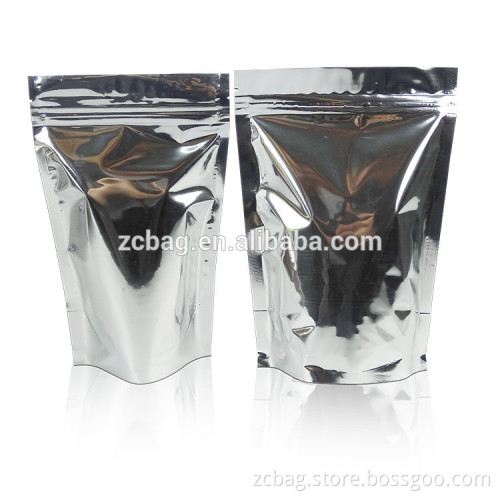 Aluminum Foil Bag With Zipper/Aluminum Foil zip lock Bag/Aluminum Foil Bag aluminum foil stand up coffee bean bags zipper